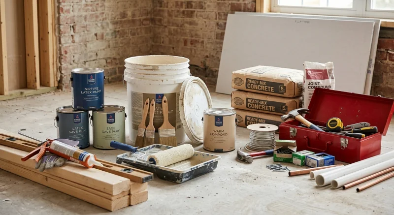 Materiais básicos para reforma de uma casa