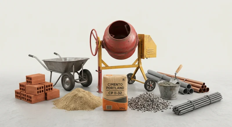 O que comprar primeiro em uma construção?
