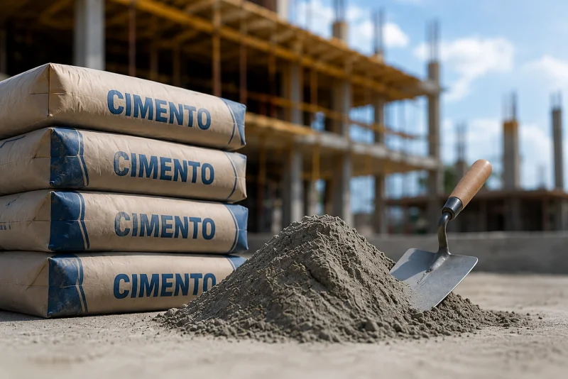 Cimento para obra